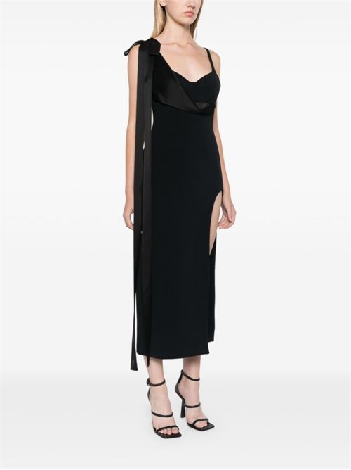 Midi Dress DAVID KOMA | PF24DK10DABLACK